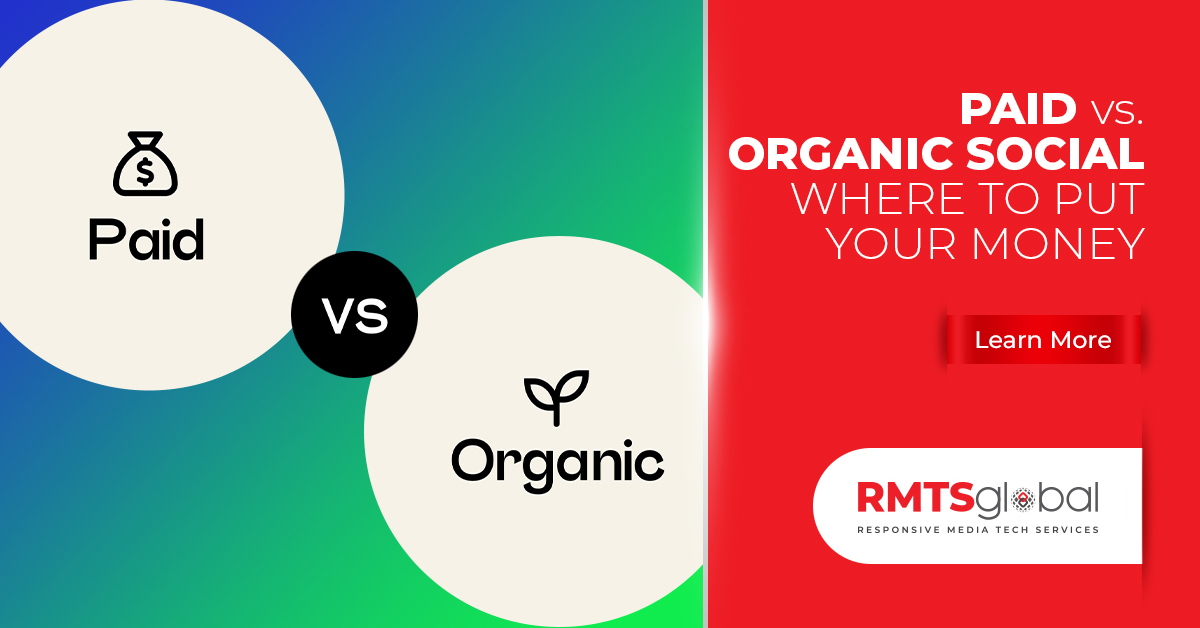 Paid vs. Organic Social – Where to put your money